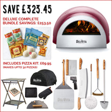 Load image into Gallery viewer, DELIVITA OUTDOOR PIZZA OVEN DELUXE COMPLETE BUNDLE
