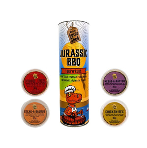 Spice Shed - Jurassic BBQ Tube 'O' Rubs Gift Pack