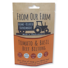 Load image into Gallery viewer, From Our Farm - Tomato &amp; Basil Biltong

