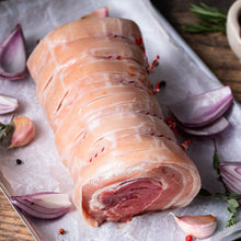 Load image into Gallery viewer, Free Range Pork Belly - Boned &amp; Rolled
