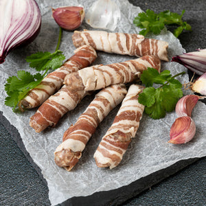 10 Pigs in Blankets - Gramps's Pork Chipolatas wrapped in Smoked Pancetta - PRE ORDER